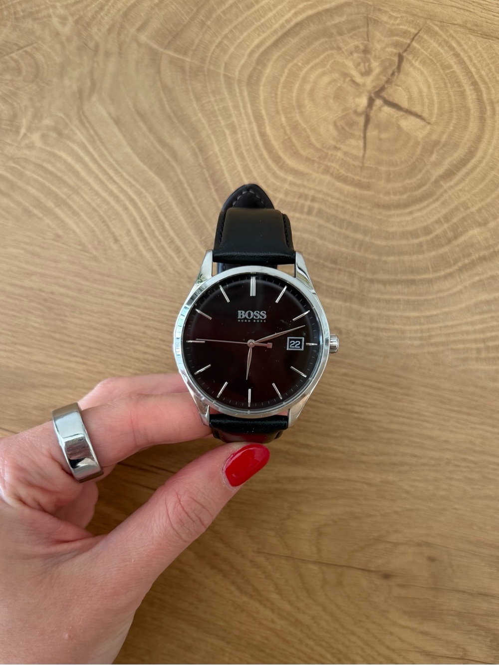 Hugo Boss Men's Watch Black & Silver